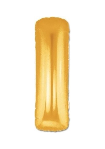 Kingshark Harf Folyo Balon I Harfi Büyük Boy Balon Altın Sarısı /dore 100CM