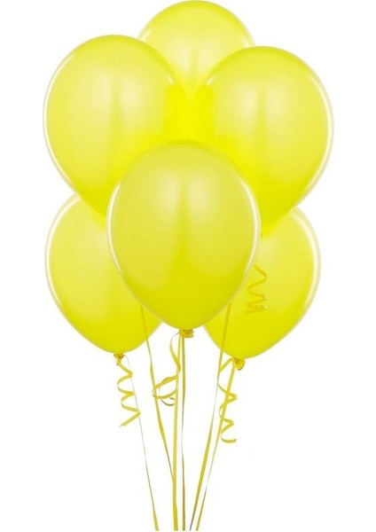 Kingshark Sarı Metalik Balon