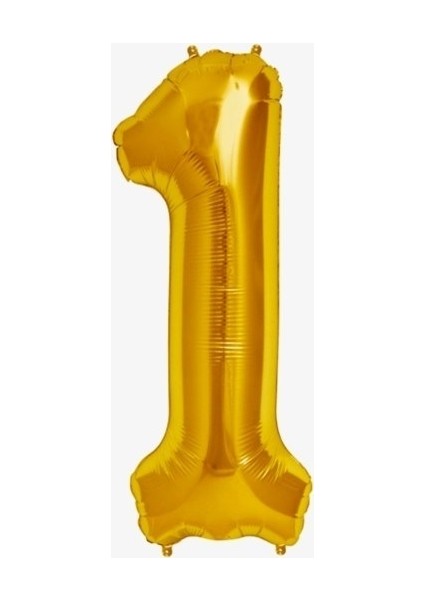 Kingshark Balon Rakam Balon Folyo Orta Boy 75 cm Gold 1