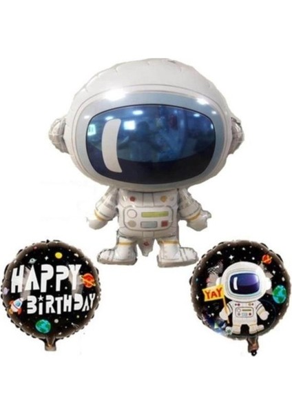 Ezjet Astronot Balon Folyo Balon