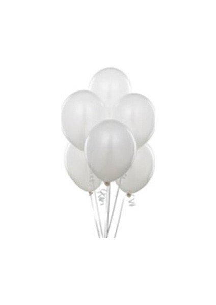Ezjet Balon 100 Adet - Beyaz