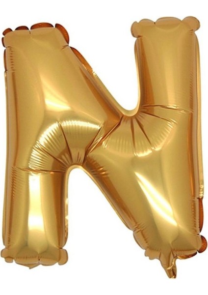 Ezjet Altın N Harf Balon