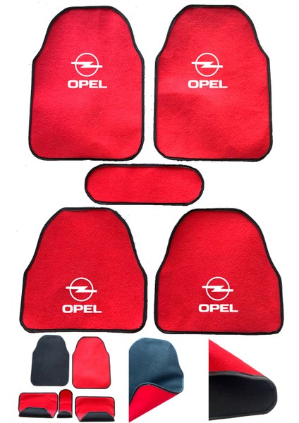 Opel Corsa Çift Renk,tek Yön Baskı Halı Paspas