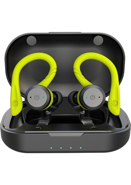 Tws Kablosuz Bluetooth Kulaklık-Neon Yeşil (Yurt Dışından)
