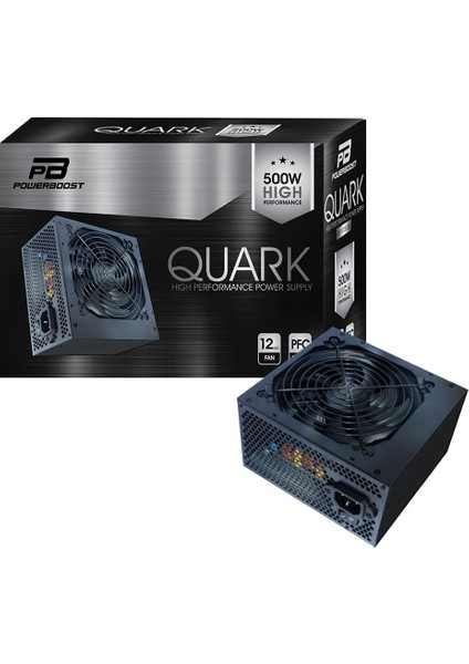 BST-ATX500R "QUARK" 500w APFC 12cm Fanlı ATX Power Supply