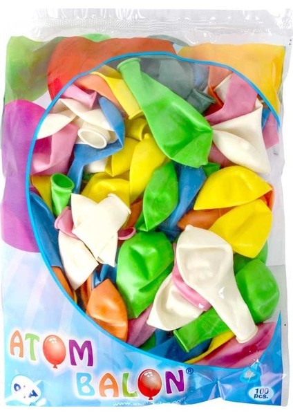 Atom Balon 100 Adet