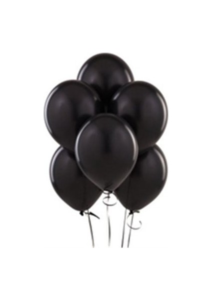 Siyah Balon 25 Adet