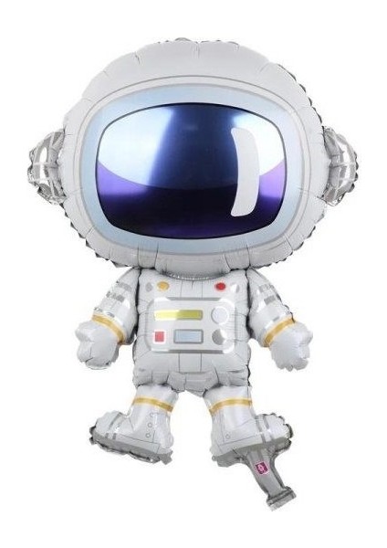Folyo Balon Doğum Günü Balonu Parti Balonu 82 cm Astronot