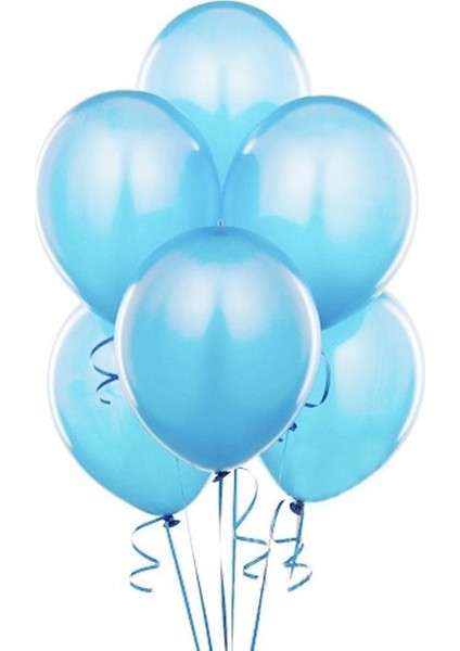 Mavi Metalik Balon