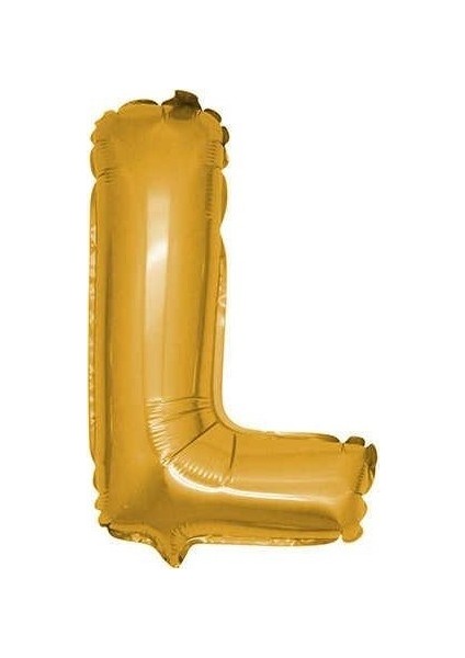 L Folyo Balon Gold 100 cm Helyum Balon Uçan Balon