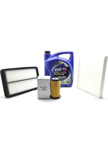 Kadjar 1.6 Dci R9M Yağ Bakım Seti