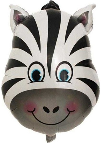 Zebra Kafa Folyo Balon