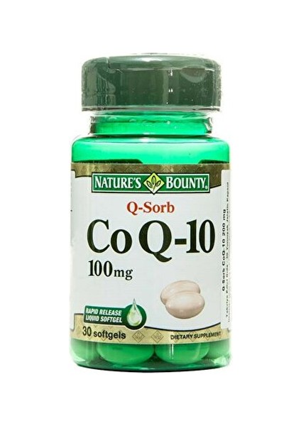 Coq-10 (Q-Sorb) 100 Mg 30 Softgels