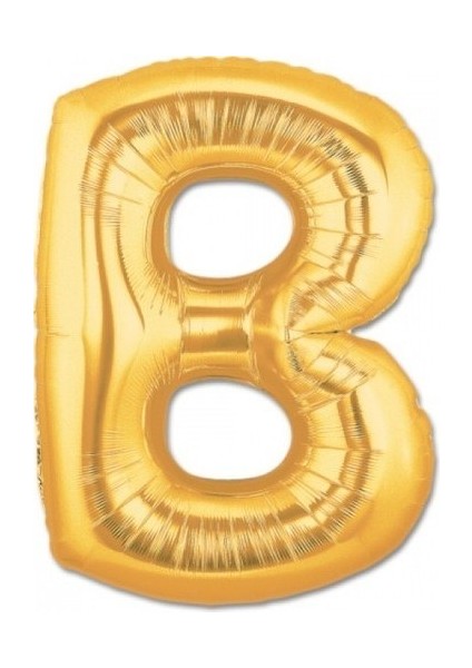 Fırsatayı Balon Parti B Harf Gold Folyo Balon 102 cm