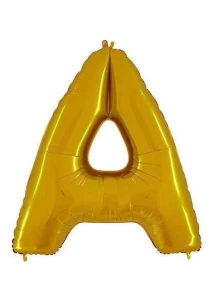 A Folyo Balon Gold 100 cm Helyum Balon Uçan Balon