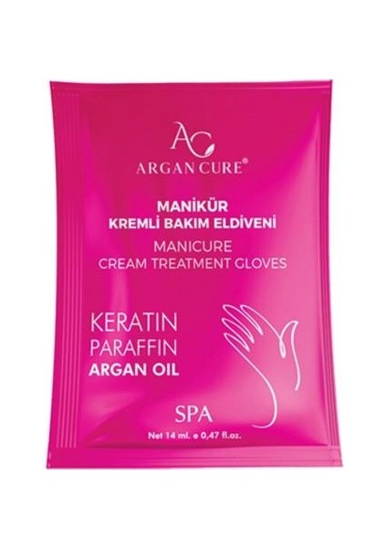 Argan Cure Manikür Bakım Eldiveni 50 Adet