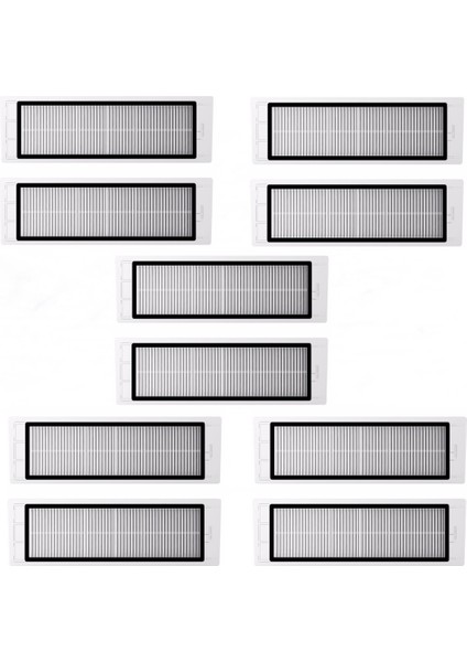 Hubsan S50/S55 Uyumlu 10 Adet Hepa Filtre (Roborock S50/S55 Uyumlu)