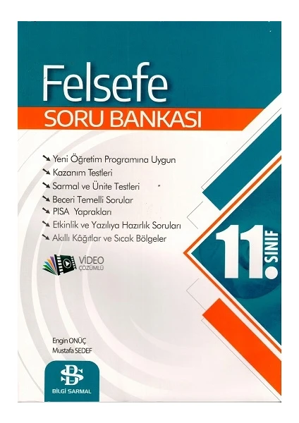 Bilgi Sarmal Yayınları 11. Sınıf Felsefe Soru Bankası