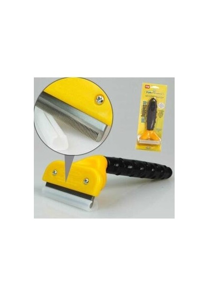 Furminator Evcil Hayvan Kedi Köpek Tarağı 10 cm Tüy Alıcı Tarak