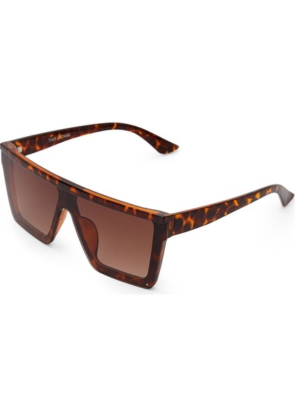 Major Kare Büyük Unisex Güneş Gözlüğü (Leopar)