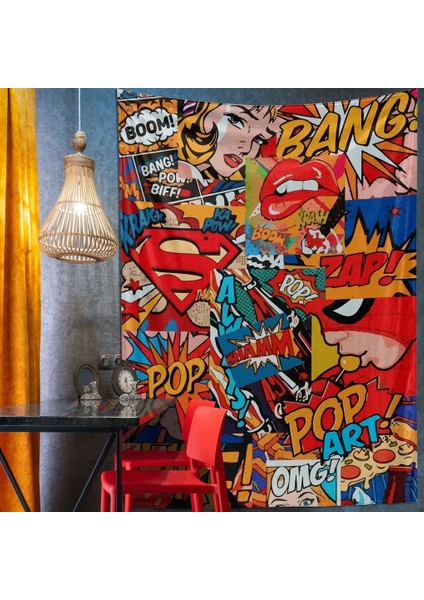 Pop Art Duvar Örtüsü