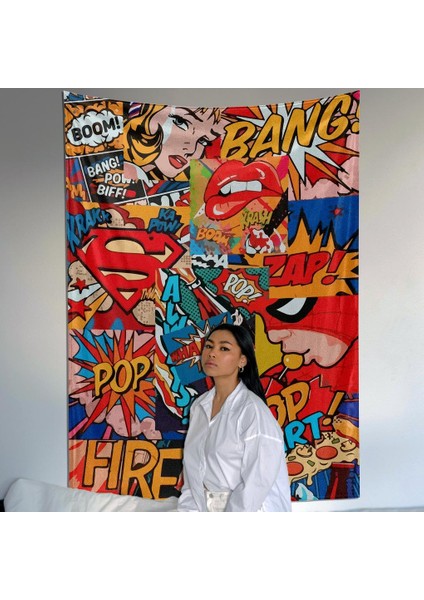 Pop Art Duvar Örtüsü