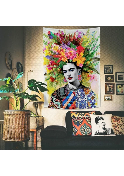 The Lucid Lab Frida Kahlo Duvar Örtüsü