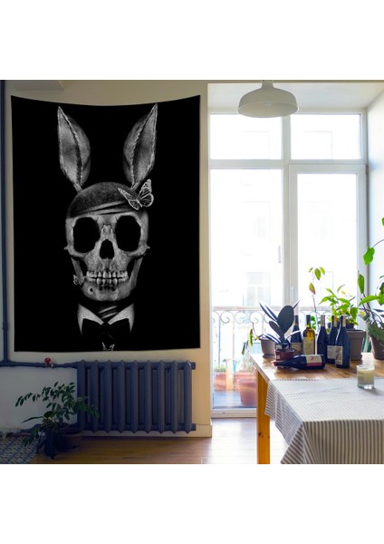 Playboy Tavşan Kuru Kafa Duvar Örtüsü