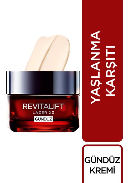 Loreal Paris Revitalift Lazerx3 Yoğun Gündüz 50ML