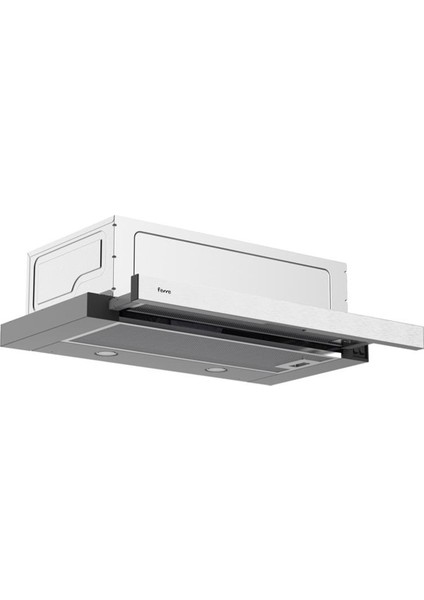 D038 Sürgülü Aspiratör 60 cm Inox