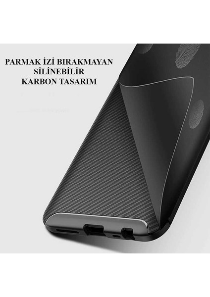 Apple iPhone 11 Kılıf Negro Karbon Desing Focus Silikon Siyah