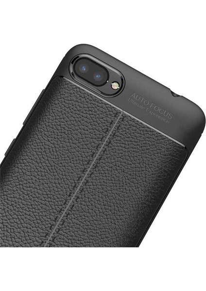 Asus Zenfone 4 Max ZC554KL Kılıf Deri Görünümlü Renk Atmayan Dayanaklı Silikon Kapak (Niss) fırsatları