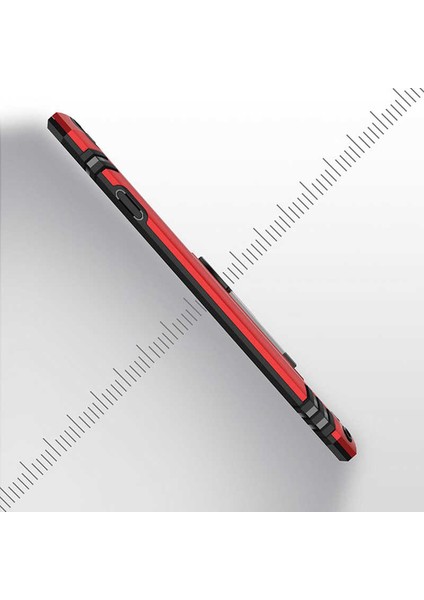 Apple iPhone 8 Kılıf Standlı Magnet Mıknatıslı Yüzük Armored Zırhlı Kapak