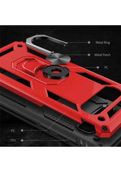 Samsung Galaxy S10 Plus Kılıf Standlı Magnet Mıknatıslı Yüzük Armored Zırhlı Kapak fırsatları