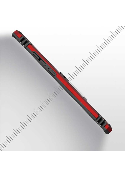 Huawei P30 Pro Kılıf Standlı Magnet Mıknatıslı Yüzük Armored Zırhlı Kapak