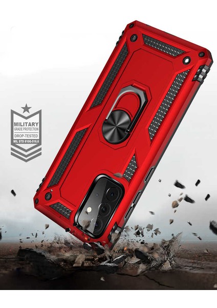 Samsung Galaxy A72 Uyumlu Kılıf Army Standart Koruma ve 5 Katmanlı Sağlamlık
