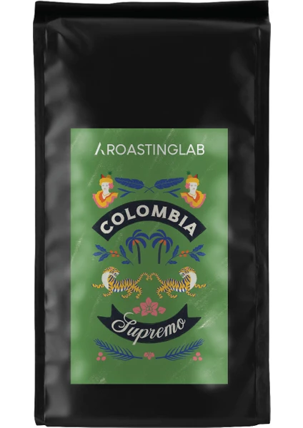 A Roasting Lab Colombia Supremo (1000 Gram) Filtre Kahve