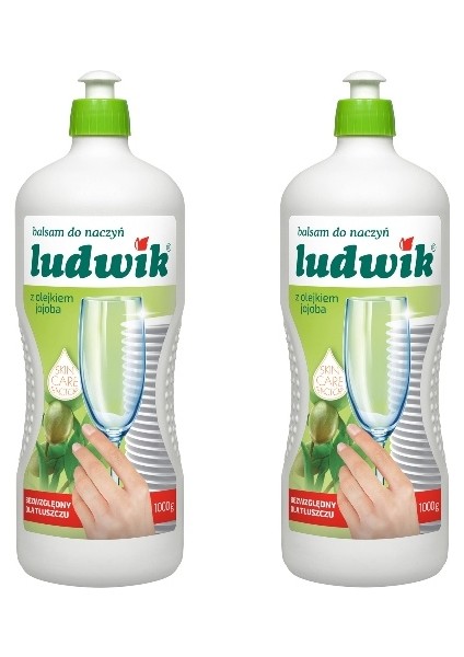 Jojoba Özlü Sıvı Bulaşık Deterjanı 1000 ml + 1000 ml 2'li Set