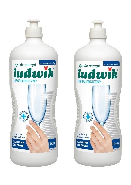 Hipoalerjik Sıvı Bulaşık Deterjanı 1000 ml + 1000 ml 2'li Set