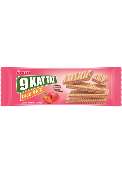 9 Kat Tat İnce Çilekli 114 Gr x16 Adet