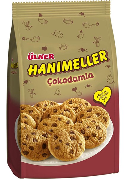 Hanımeller Çokodamlalı Poşet Bisküvi 150 gr x 12'li