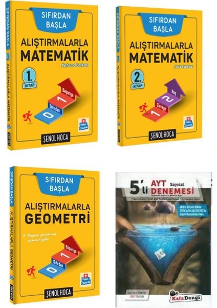 Alıştırmalarla Matematik 1.ve 2.Kitap ve Geometri Seti