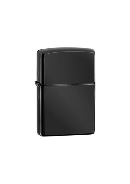 Siyah Düz Zippo Modeli Benzinli Çakmak