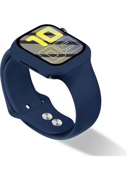 Apple Watch Uyumlu 44 mm Ekran Koruyucu Kasa Koruma Full Body Gard Tüm Gövde Koruyucu Tam Koruma modelleri