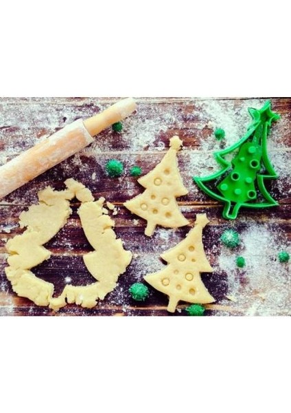 Yılbaşı Çam Ağacı Kurabiye Kalıbı