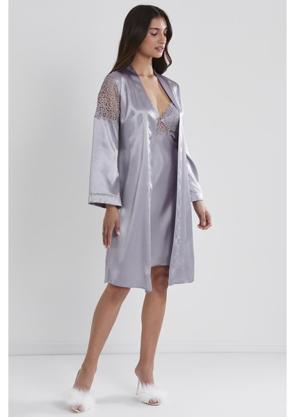 6955 Kadın Saten Altılı Çeyiz Seti - Royal modelleri