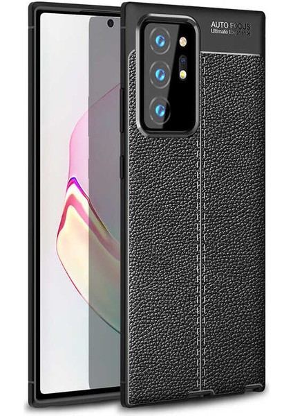 Samsung Galaxy Note 20 Ultra Kılıf Deri Tarzı Niss Silikon Case