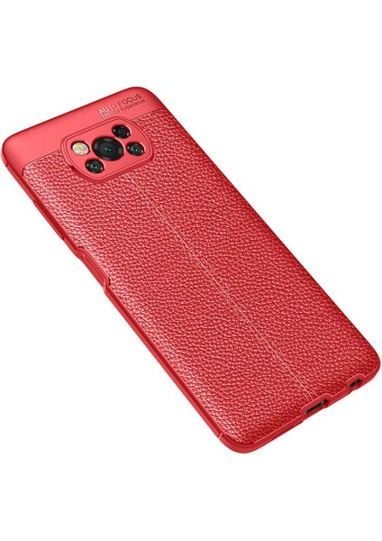 Xiaomi Poco X3 Kılıf Deri Tarzı Niss Silikon Case