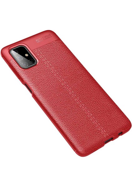 Samsung Galaxy M51 Kılıf Deri Tarzı Niss Silikon Case