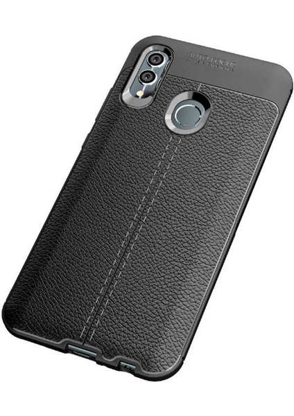 Huawei P Smart 2019 Kılıf Deri Tarzı Niss Silikon Case